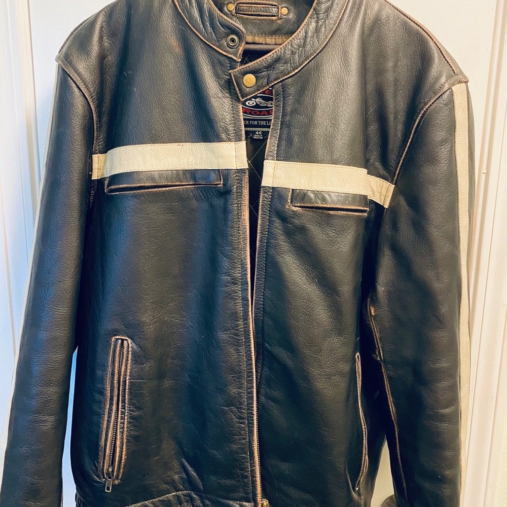 Men’s Motorcycle Leather Jacket